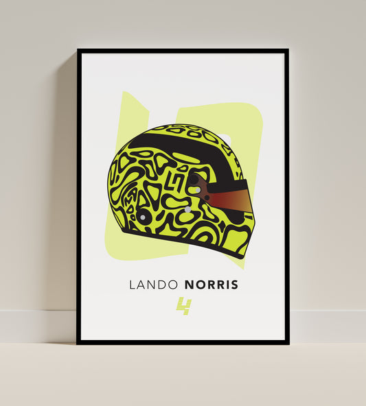 Lando Norris Helmet | F1 Print