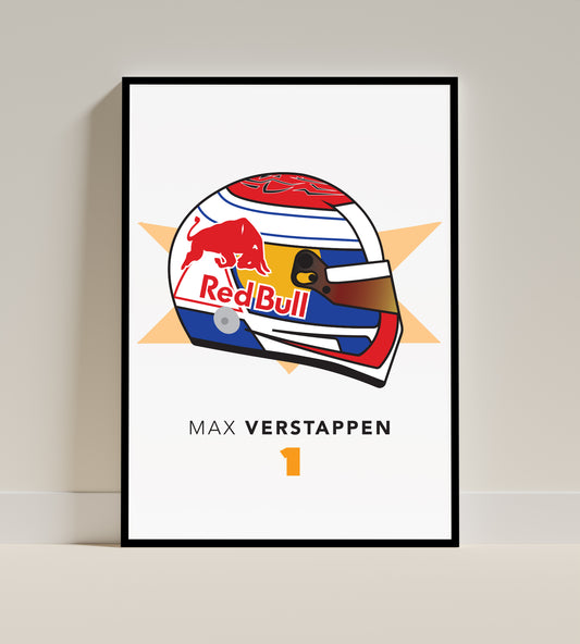 Max Verstappen Helmet | F1 Print